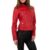 Jacheta biker, piele ecologica, accesorizata cu fermoare si buzunar, culoarea rosie