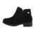Botine dama casual, inchidere fermoar, talpa joasa, negre