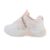 Pantofi sport dama, talpa inalta, inchidere cu siret, roz