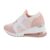 Pantofi sport dama, talpa moale, inchidere cu siret, roz