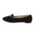 Balerini dama, accesoriu metalic, casual, negri
