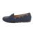 Mocasini dama, casual, perforati,bleumarini